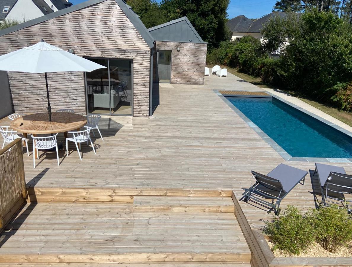 Magnifique Villa Avec Piscine, A 5 Min Des Plages Landunvez Exterior photo